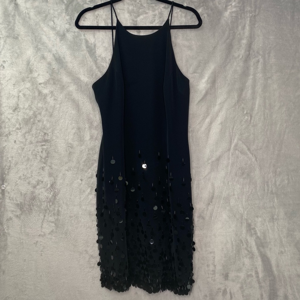Vintage Cache Cocktail Sequin Dress Sparkle Night Club Mobwife Sz 10